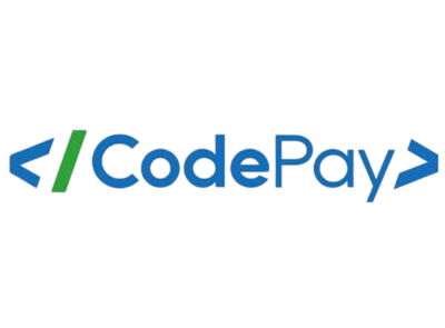 CodePay logo representing one of PUREJOIN's trusted payment processing partners, delivering merchant services and retail payment processing solutions.